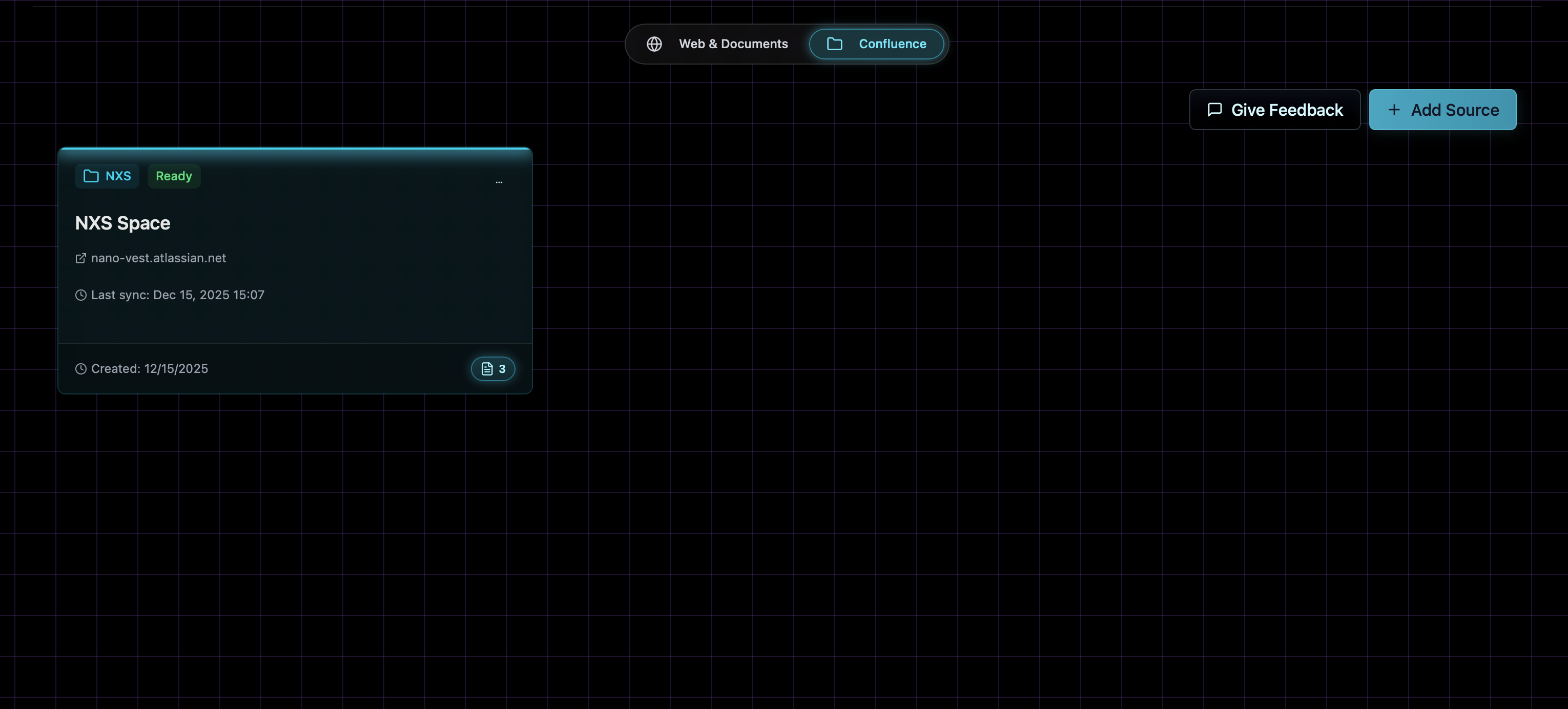 Confluence Crawl Result